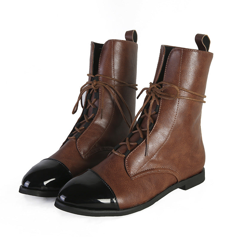 VIREO | Bottines Moto A Talon Bas