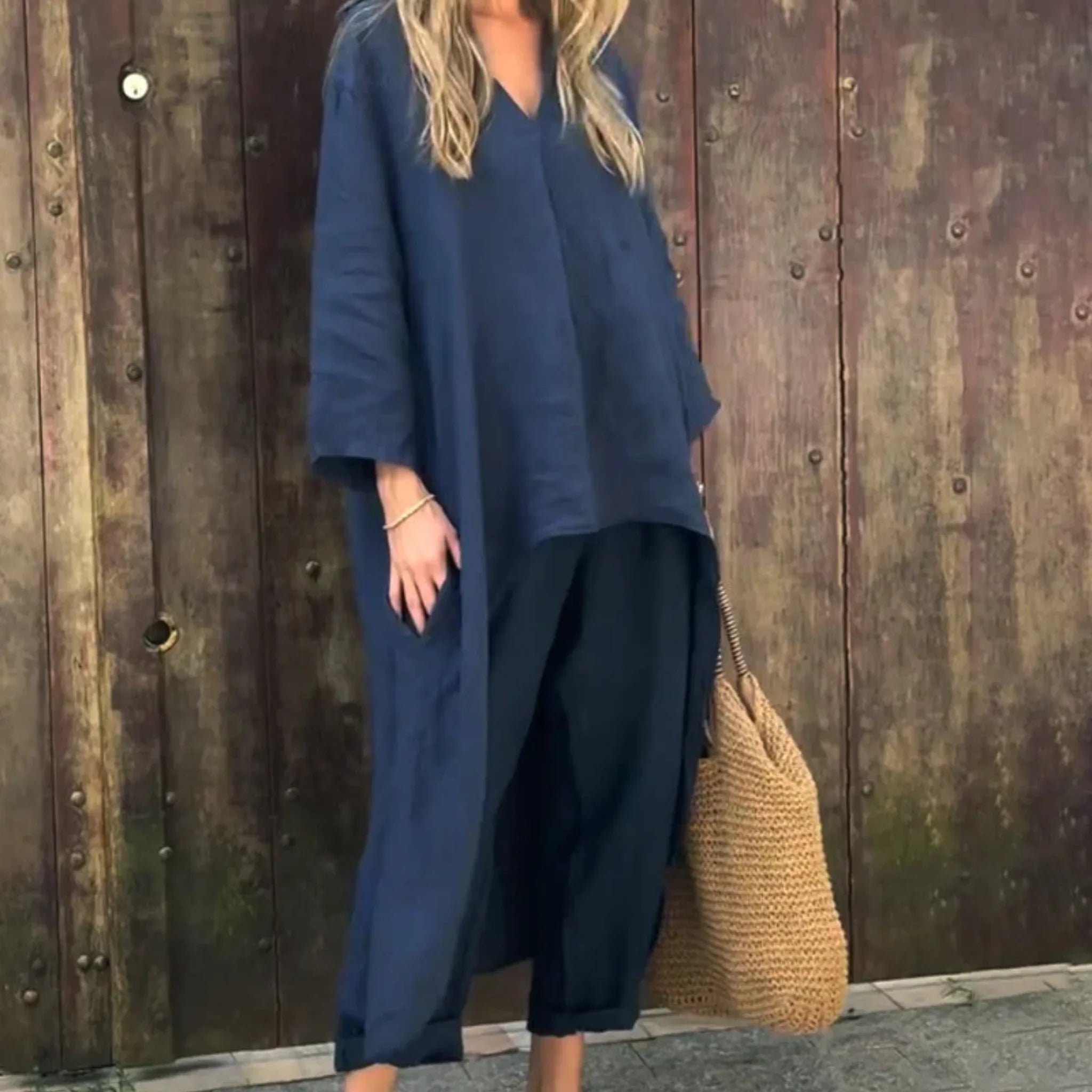 Ensemble 2 pièces col V