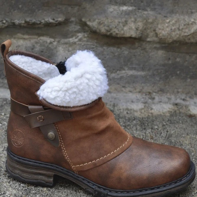 CARA | Bottines Élégantes A Talon Bas