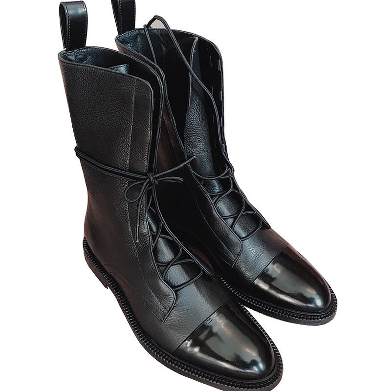 VIREO | Bottines Moto A Talon Bas