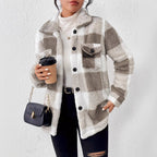 EMMA | Veste Thermique A Motif Plaid