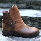 CARA | Bottines Élégantes A Talon Bas