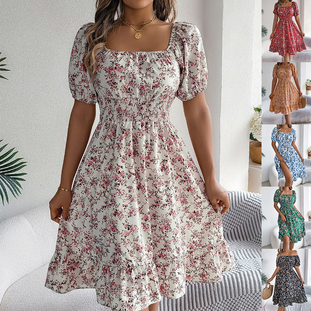 Robe d’Été à Imprimé Floral