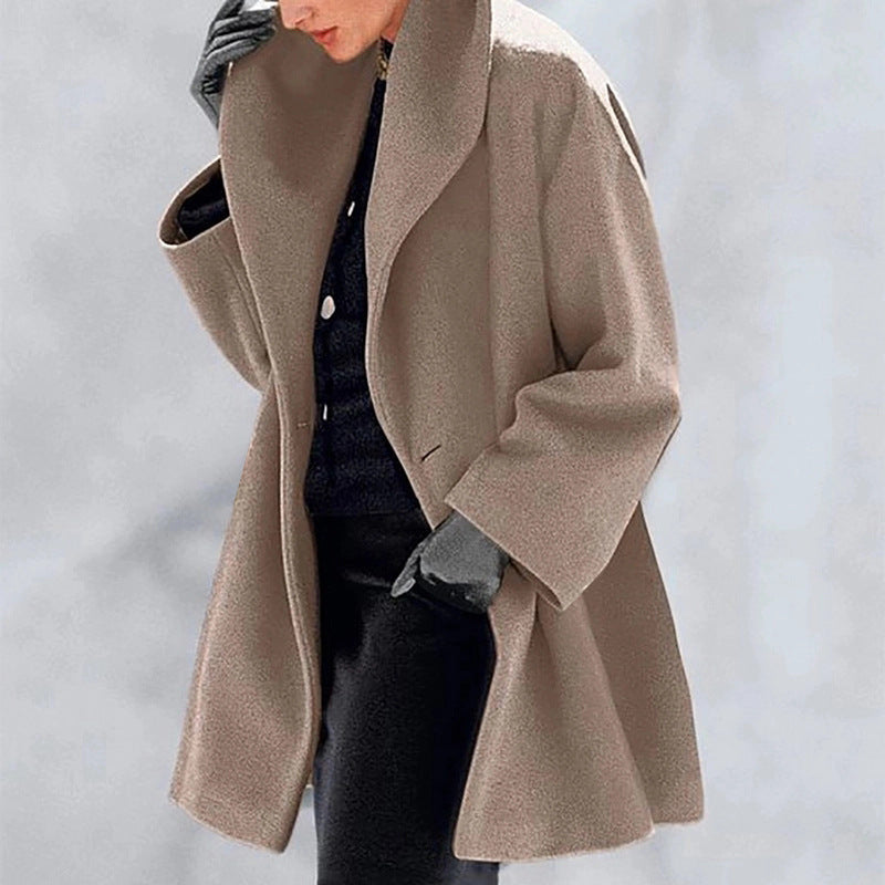 LUCILE | Manteau Laine Minimaliste