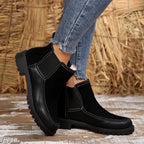 VISTA | Bottines Courtes A Talon Plat