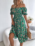 Robe d’Été à Imprimé Floral