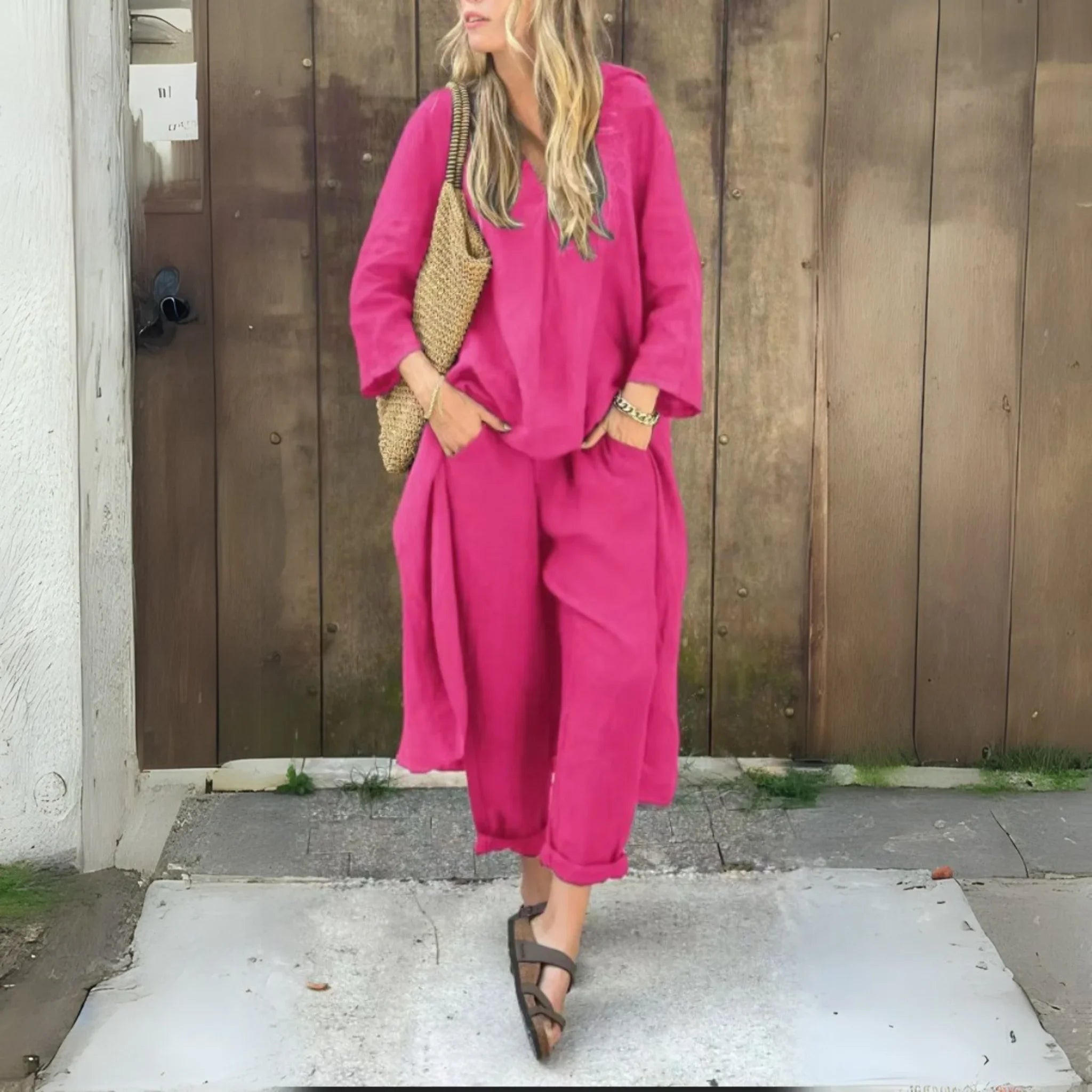 Ensemble 2 pièces col V - VoltÉlan