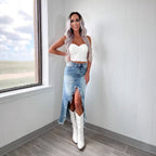 JANE | Jupe Jean Vintage