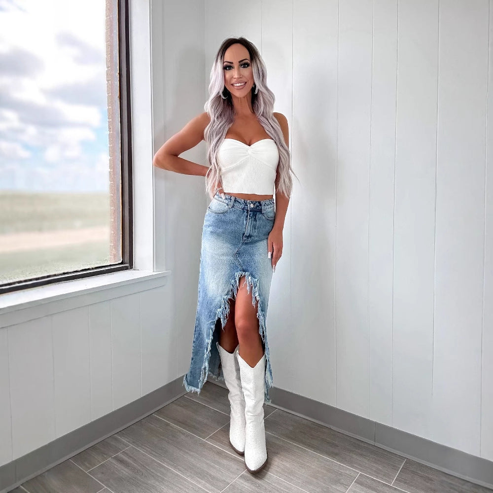 JANE | Jupe Jean Vintage