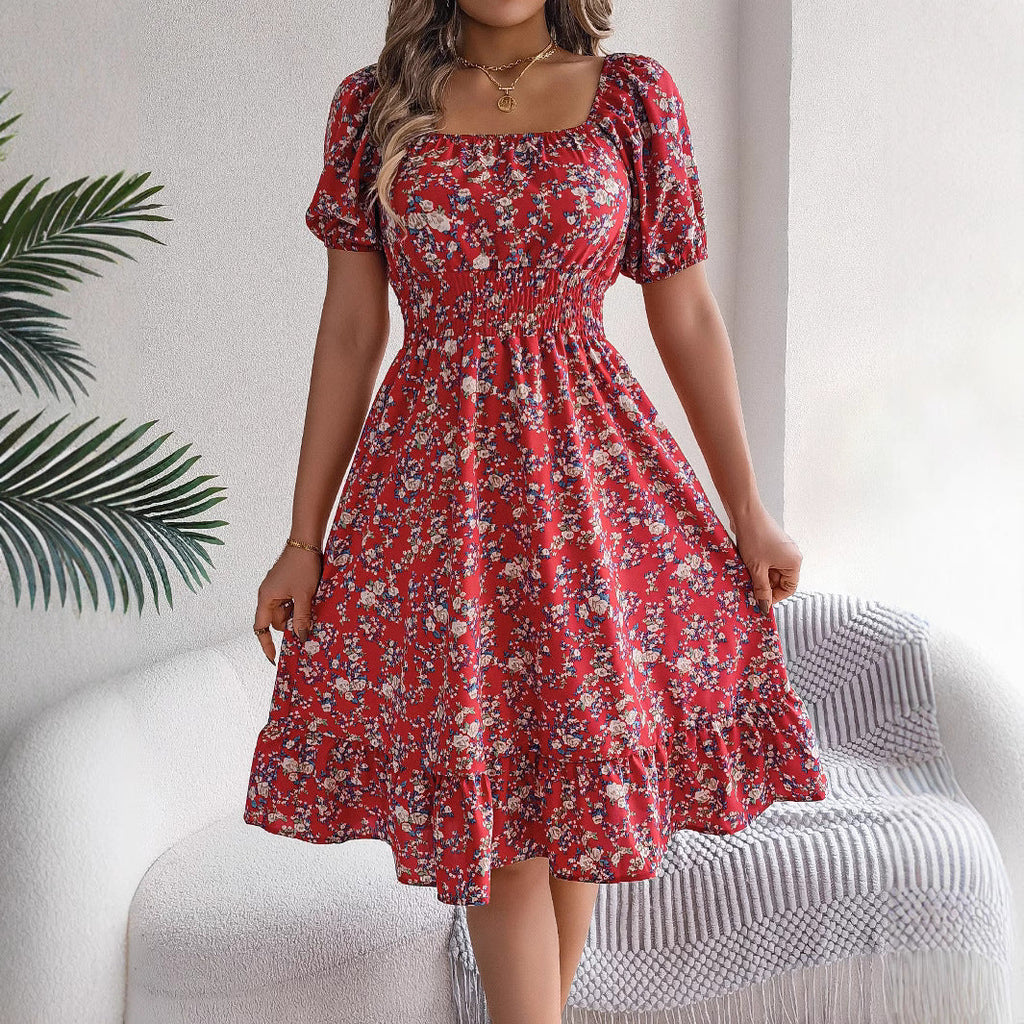 Robe d’Été à Imprimé Floral